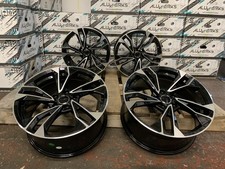 21" AUDI A6 C6 C7 C8 C9 2004-2026 GLOSS BLACK RS6F DESIGN 9J ALLOY WHEELS X4 