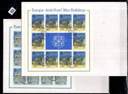 // IRELAND 1990 - 2 FDC - CEPT - ARCHITECTURE