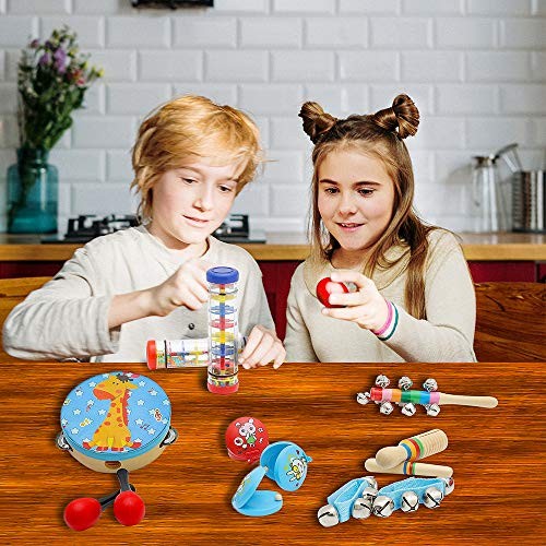 Kids Musical Instruments Toys Set: Baby Music Toys Montessori Percussion Blue - Picture 7 of 7