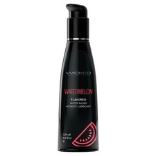 Wicked Sensual Care Aqua Flavored Lube-Watermelon 4oz