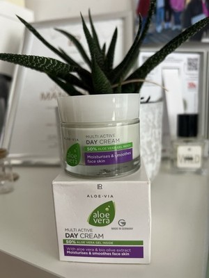 LR Aloe Vera Multiactive Day Cream 50% Aloe Vera / Bio Olive 50ml Spatel Neu OVP