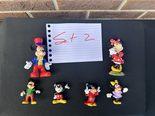 "Lote de 6 figuras de Disney (4) Mickey Mouse (2) Minnie Mouse juguetes de PVC 2"" - 4"" juego 2" - Imagen 5 de 5