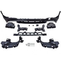 Heck Diffusor Sport + Schwarze Endrohre FüR Mercedes GLC X253 19-22 Facelift