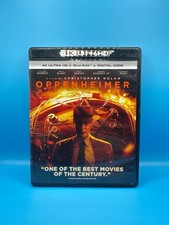 Oppenheimer 4K Ultra HD Blu-Ray Digital Code Christopher Nolan Film