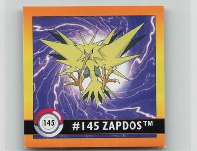 Zapdos #145 - 1999 Pokemon Artbox Series 1 Sticker  - EN - NM