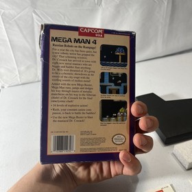 Nintendo NES Mega Man 4 (NES 1992) CIB Complete w/ Manual, Styro, Sleeve