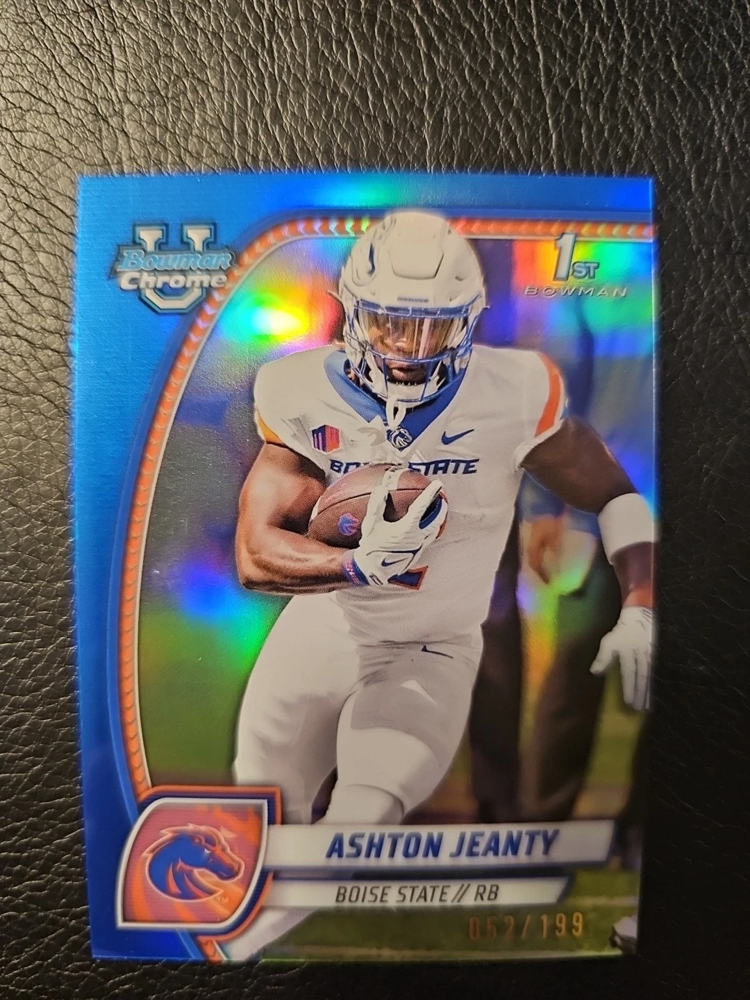 2024 Bowman University Chrome Ashton Jeanty True Blue Refractor 1st #17 052/199