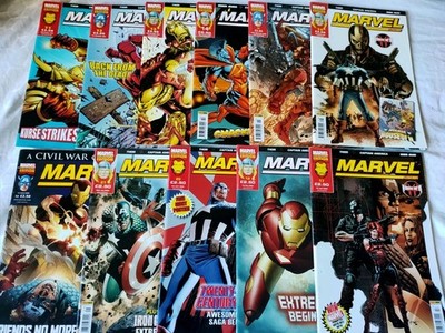 X11 Marvel Legends Collectors Edition Bundle 2007 11- 21, 31 Comic Book UK 