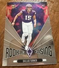 2025 Panini Phoenix Football Base Rookie Rising Dallas Turner RC #RR-DTR