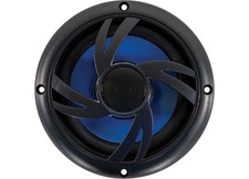 Lippert 2022302262 5.25" Marine Speaker Black New Grill Style w/ LED Lights