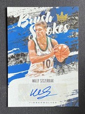 Wally Szczerbiak 2019-20 Panini Court Kings Brush Strokes Auto /99 #BR-WZC