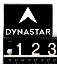 Dynastar Sticker 3 in x 2 in Black/White Skiing Decal