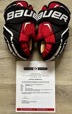JOSH MORRISSEY Game Used Team Canada Gloves w/LOA - PHOTOMATCHED - 2015 WJC