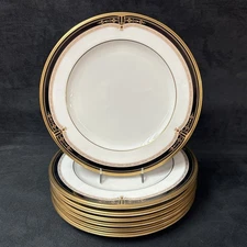 ❤ Noritake GOLD AND SABLE 9758 ~ Salad Plate 8 1/2 Inches