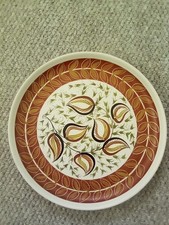  Denby Glyn Colledge  ? Abstract Floral Leaves Dinner Plate 25.5 cm diameter
