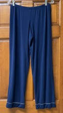 Eberjey Women's Gisele Modal Wide Leg Pajama Pants Blue Size Medium