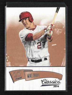 2014 Panini Classics #97 Mike Trout Los Angeles Angels
