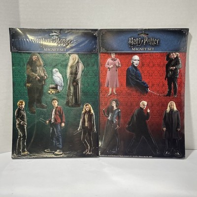 Harry Potter Series (2) pack Magnet Set 12 main characters New Unopened Both!