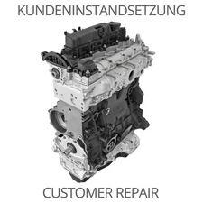 Teilmotor geschl. für Citroen Peugeot Ford 2.0 16V DW10F *KUNDENINSTANDSETZUNG*