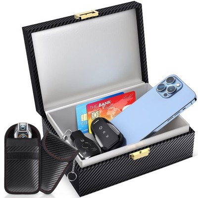 Keyless Go Schutz Autoschlüssel Box Faraday Box & Faradayschutzhülle (2 STK) für