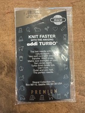 Skacel Addi Turbo Circular Knitting Needle 24  US 10.5 6.5mm/60cm 