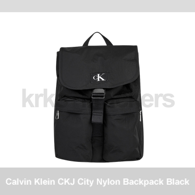 ★CKJ City Nylon Backpack Calvin Klein CKJ City Nylon Backpack Black | eBay