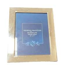 Vtg Reed & Barton Silver Plate Picture Photo Frame 5”x7” Tabletop