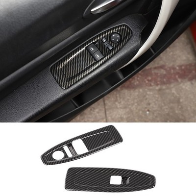Carbon Look Power Window Switch Panel Fits BMW 1 Series F21 2 Series F22 2014 Onwards