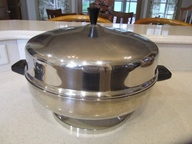 Farberware Buffet Server Vintage 12" Electric Fry Pan Model 335-A USA Made Used
