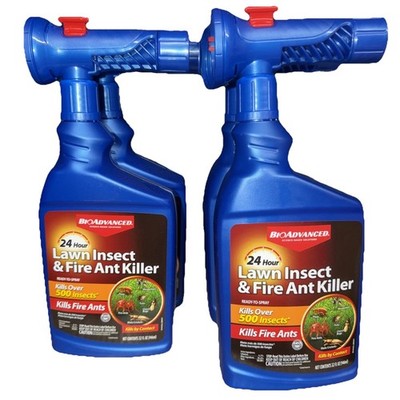 4-PACK BioAdvanced Lawn Insect & Fire Ant Killer Spray Kills Over 500 Insects
