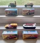 4 LESNEY MATCHBOX SUPERFAST 12 BIG BULL, 13 BAJA BUGGY, 66 MAZDA RX500, 72 NIOB