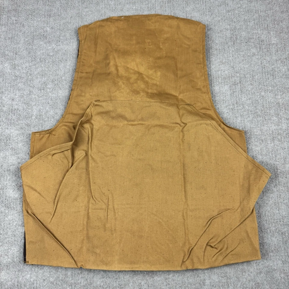 Vintage Red Head Duck Vest Bloodproof Gamebag Brown Canvas Shooting NOS Medium - Image 2 of 4