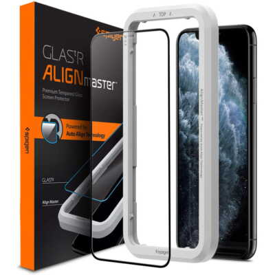 Gehärtetes Glas für iPhone 11 Pro/ Xs/ X Spigen Displayschutzglas Hartglas Glas