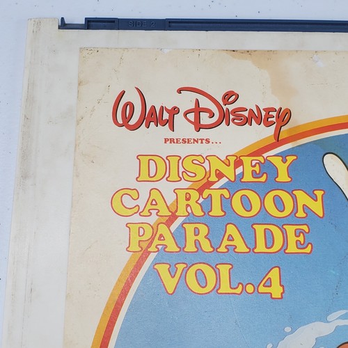 1982 SelectaVision Video Disc Disney Cartoon Parade Vol. 4 Mickey Donald Pluto - Picture 2 of 11