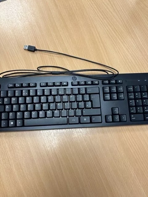 HP 125 Wired Keyboard Black New eBay