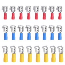 150PCS Piggyback Spade Connectors 22-16 16-14 12-10 AWG Insulated Female and ...