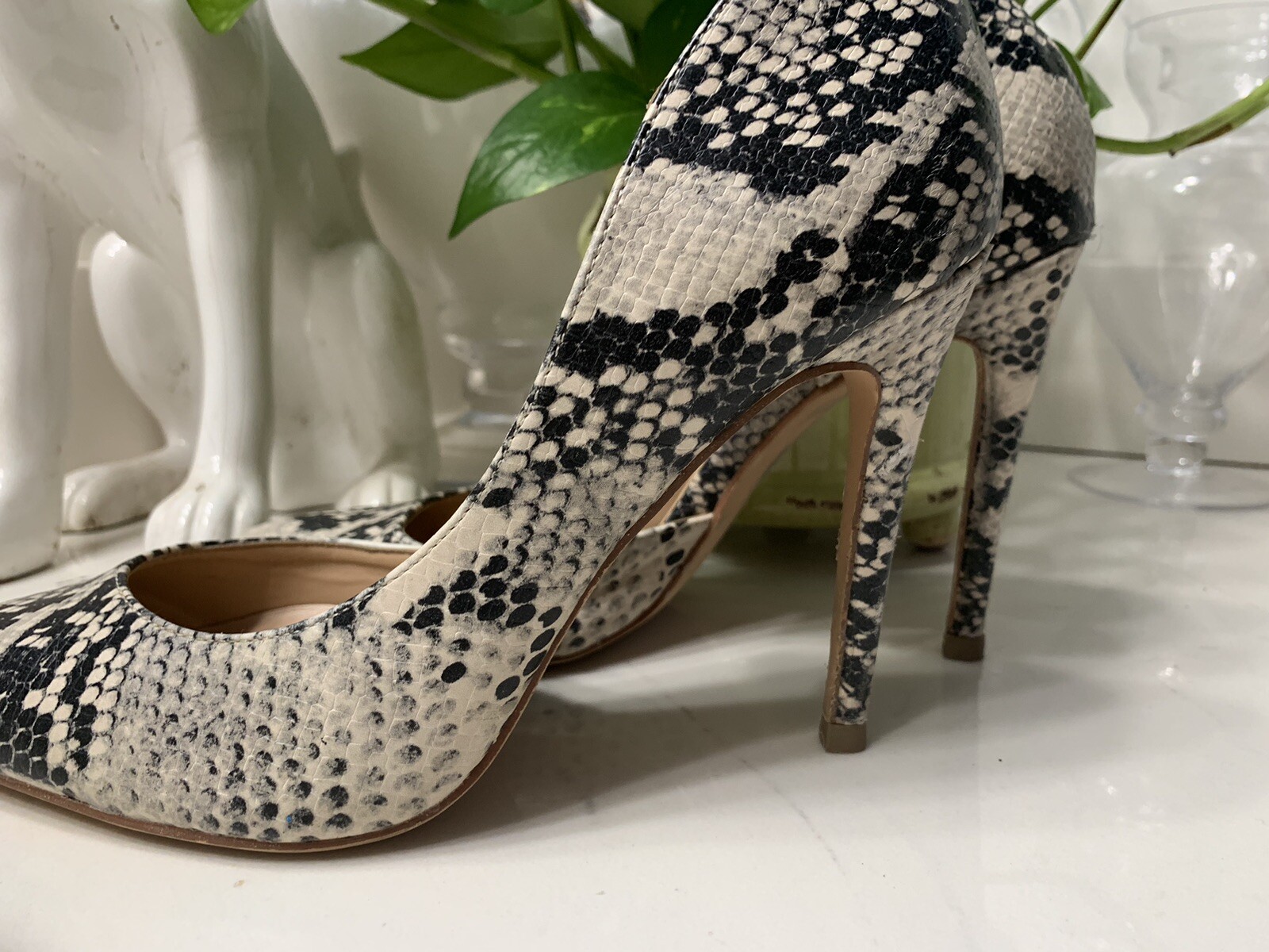 Steve Madden Python Snake Heels 8M - image 6