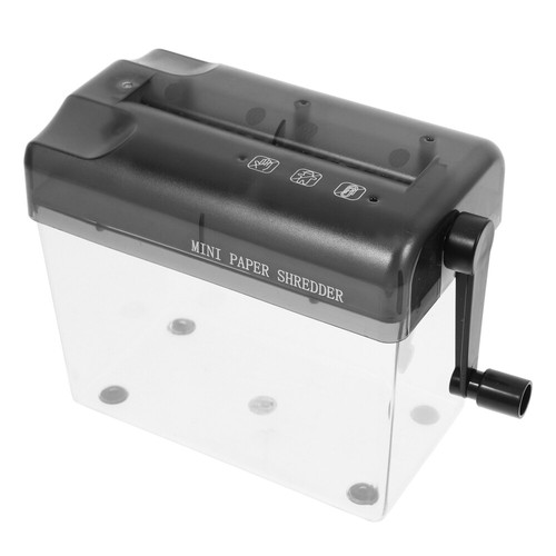 Shredder Di Carta Arricciata Mano Ufficio Opera Trituratore Manuale Domestico