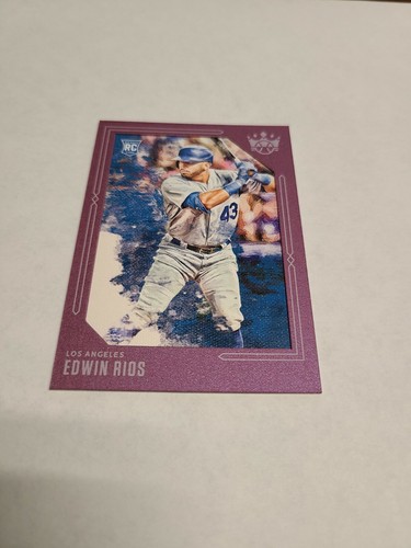 2020 Panini Diamond Kings - Edwin Rios #91 Plum Frame (RC) for sale ...