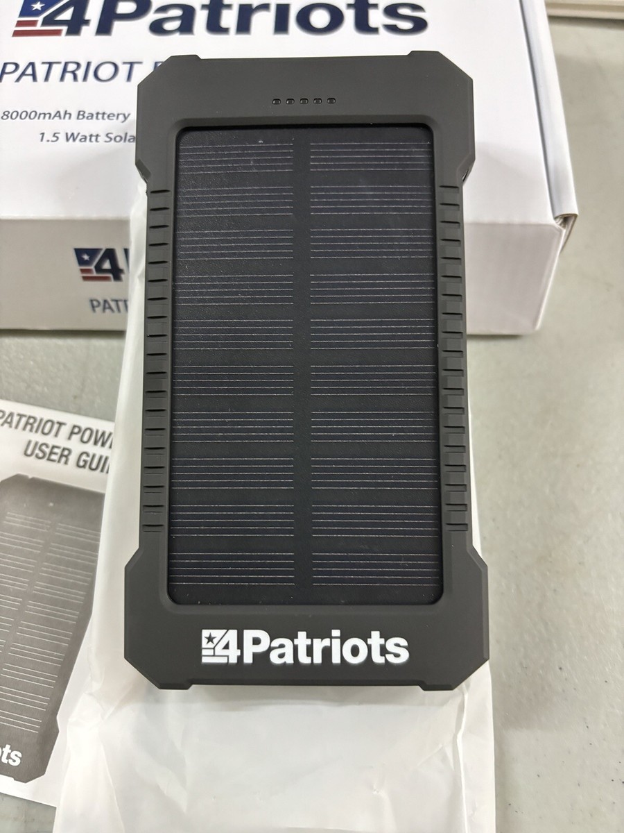 patriot portable solar charger