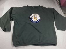 J Brown Worker's Wear Made in USA Green Sweatshirt Size 2XL? 3XL? Long Sleeve