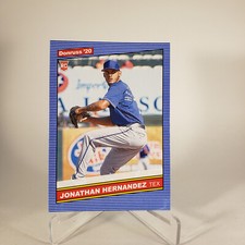 2020 Donruss Retro 1986 #238 Jonathan Hernandez Texas Rangers