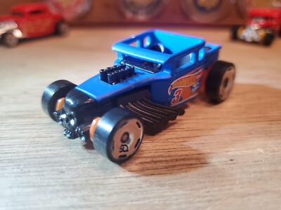 2005 Hot Wheels Mattel Bone Shaker 1186 MJ 1 NL Car Blue Orange