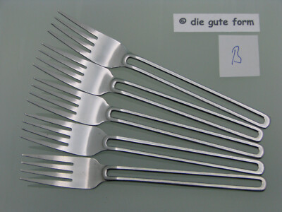 Besteck FILO - -- Studio 2000 - 5x Gabel (B) - Design Antonio Piva -- -