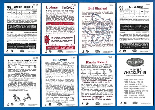 1992-93 1993-94 2001-02 2002-23 PARKHURST PARKIE REPRINT HOCKEY CARD SEE LIST - Bild 71 von 99