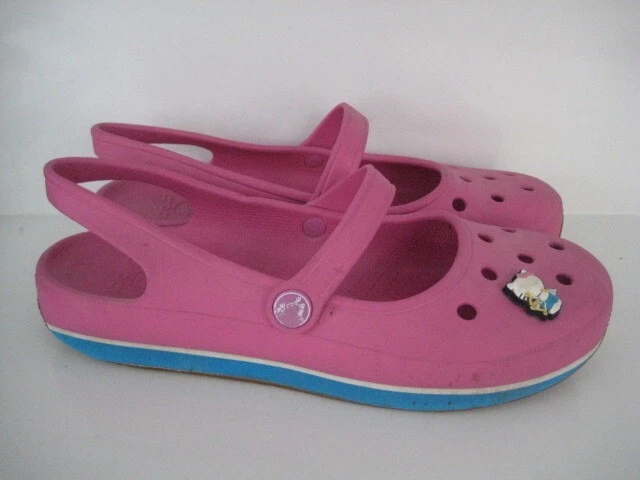 SELTENE CROCS DAMEN KLASSISCHE MARY JANE SLINGBACK SANDALEN PINK GRÖSSE Damen 10 - Bild 3 von 4