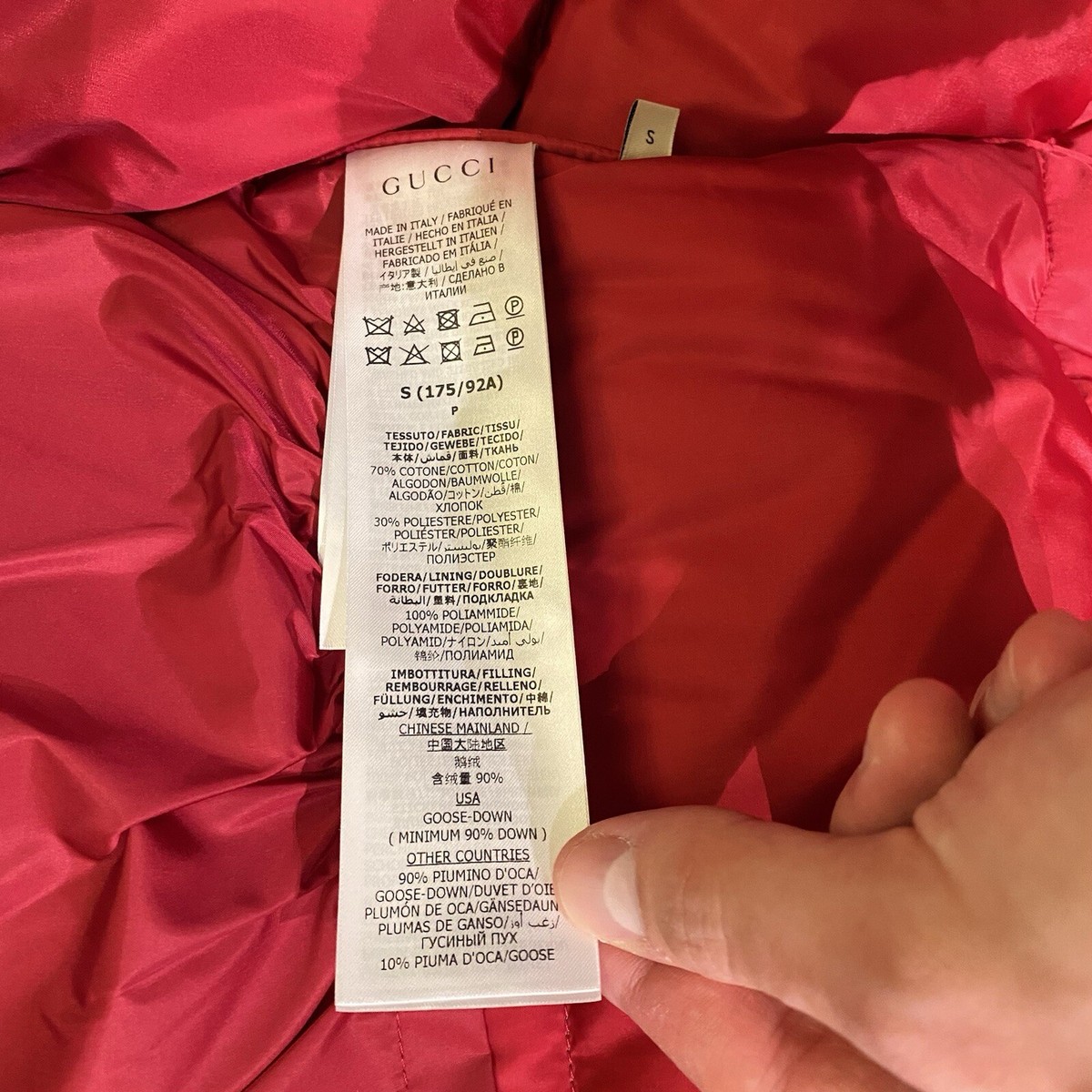 Gucci X North Face Gucci Puffer 小号夹克| eBay