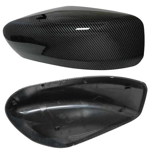 For 2013-2018 Nissan Altima Carbon Fiber Replacement w/o Light Mirror Cover Caps - Foto 4 di 10