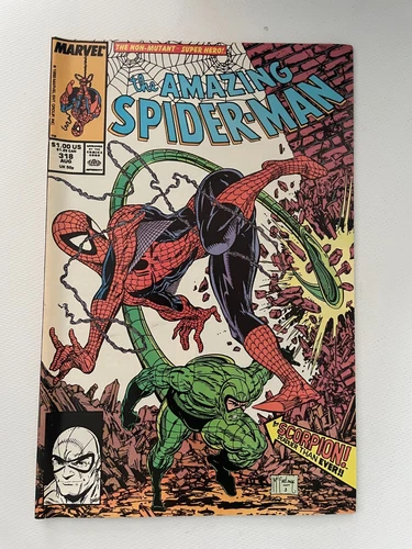 The Amazing Spider-Man # 318 NM Marvel Comic Book Todd McFarlane 5 J254