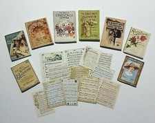 MAKE YOUR OWN SHEET MUSIC & books 1:12th 1:24th 1:48th scale KIT dolls house